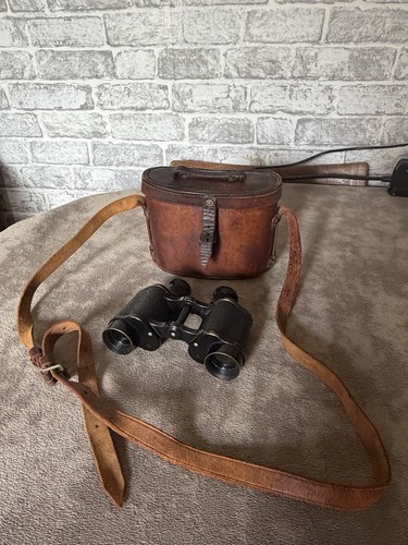 Ww2 binoculars and case - binoculars,