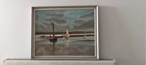 Original oil painting board - oil,
