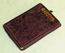 Antique Leather Needle Case &