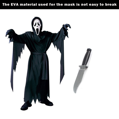Kids scream ghost face - ghost, cosplay