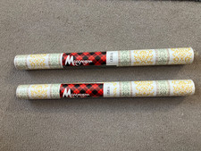 2 x NEW SEALED ROLLS OF VINTAGE 1970s RETRO MAcGREGOR WALLPAPER 1358/6 NICE PATT