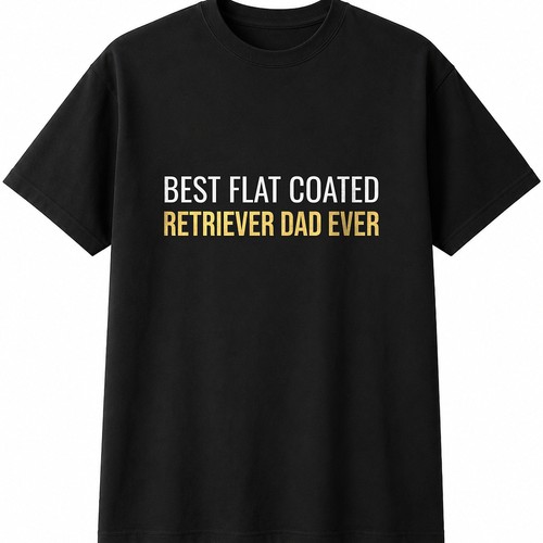 Best flat coated retriever - coated, dad