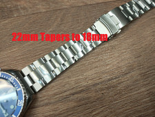 22mm Oyster Bracelet Stainless Steel Bracelet Strap For Seiko SKX009 skx007 J K