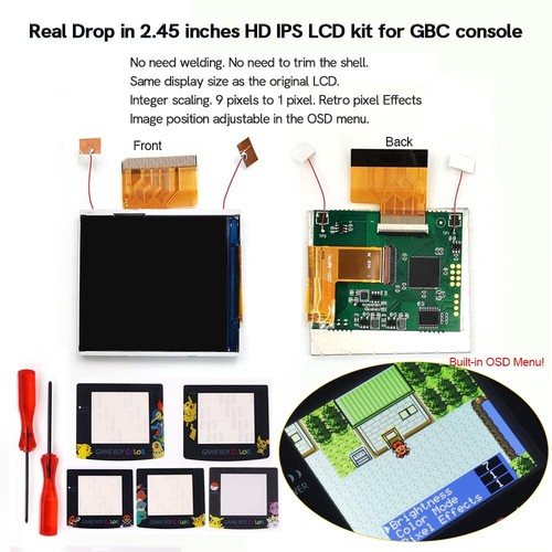 Drop in gameboy color - 2.45''drop,