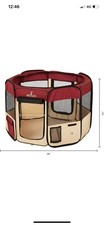 Zampa Pet Playpen Foldable Portable Dog / Cat / Puppy Exercise Kennel