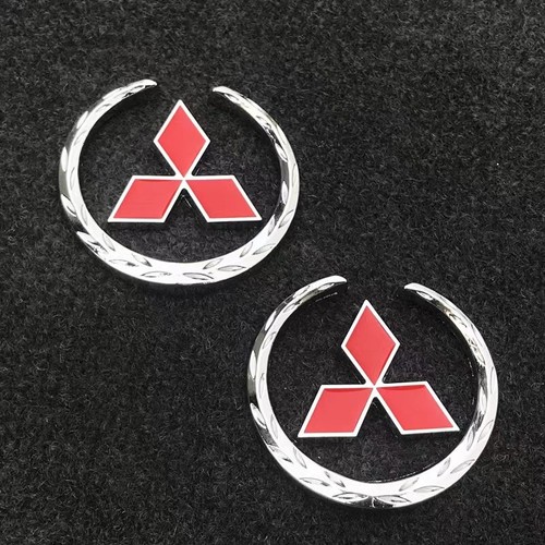 2pcs mitsubishi logo wheat - 2pcs,