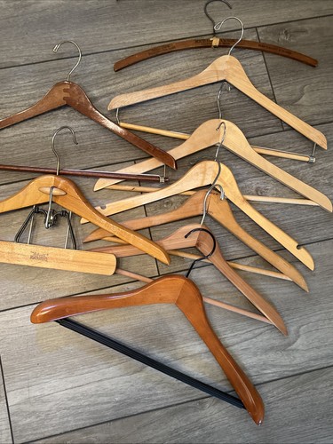 Lot vintage wood clothes - of,
