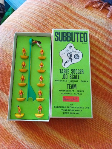 Subbuteo scale table - .00,