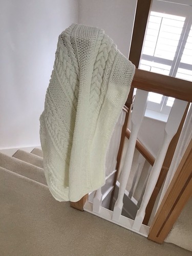 New hand knitted lap - knitted,