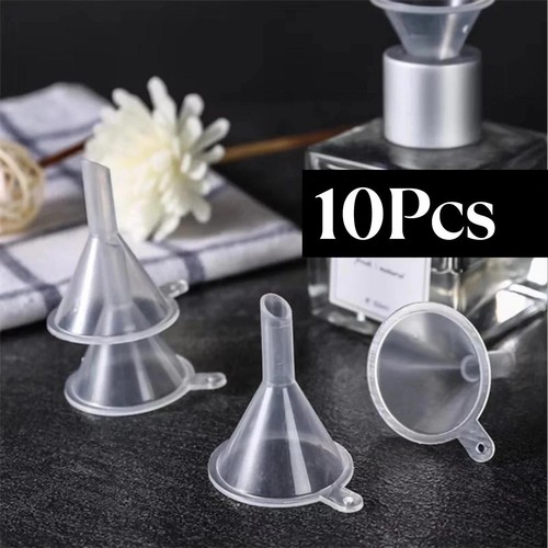 10x mini plastic funnel - plastic,