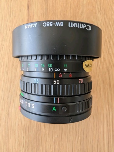 Canon 70mm 4 5 - fd, m/f