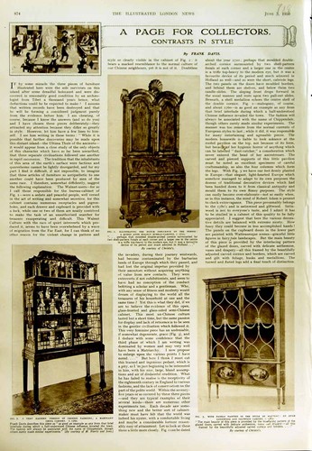 Original old vintage print - old,