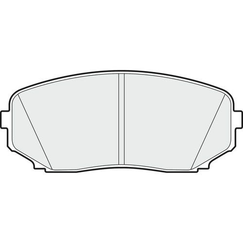 Brake pads set for - brake, mitsubishi