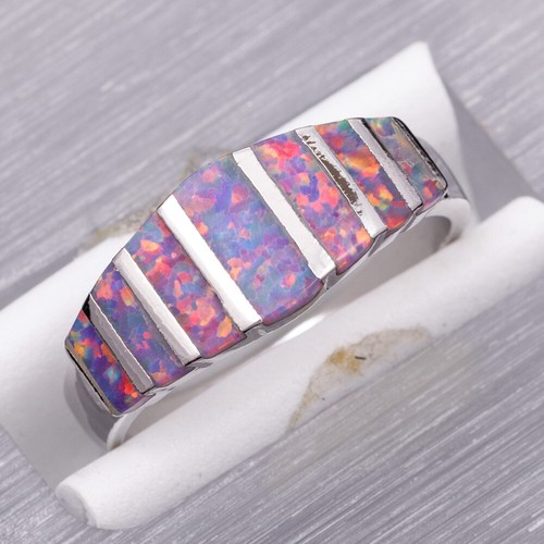 Lavender purple fire - fire, opal