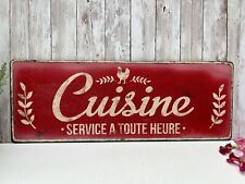 Long Red Kitchen French