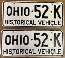 Rare Vintage Pair 1950s OHIO