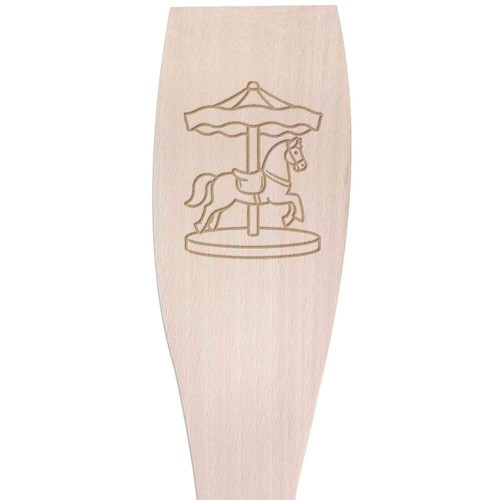 Large carousel horse wooden - large, horse'