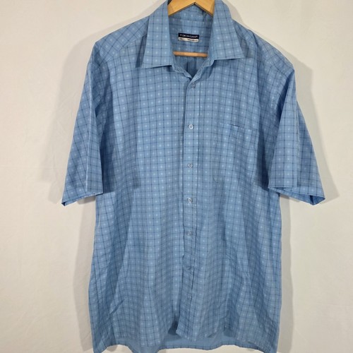 Tom hagan blue checked - blue, shirt