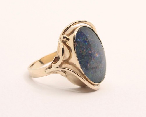 Vintage 9ct gold - gold, ring