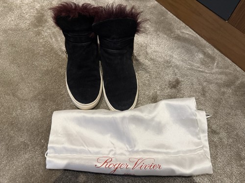 Roger vivier fur winter boots - vivier,