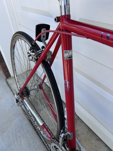 Peugeot red speed road bike - peugeot,