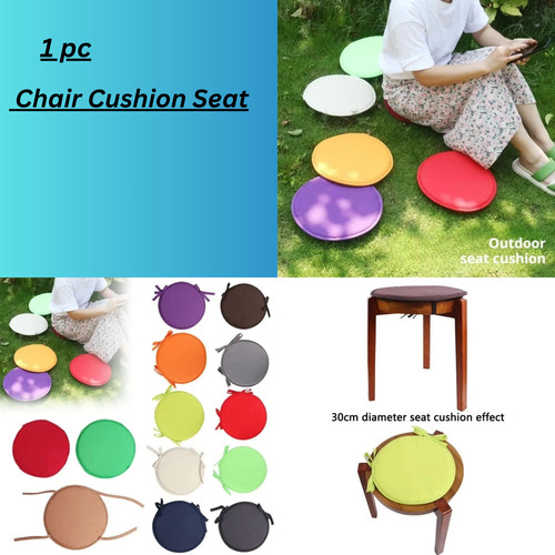 Round garden chair - round, pads