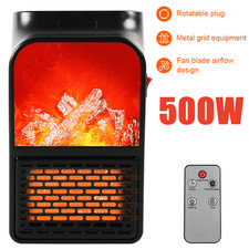 500W Electric Heater Wall Plug