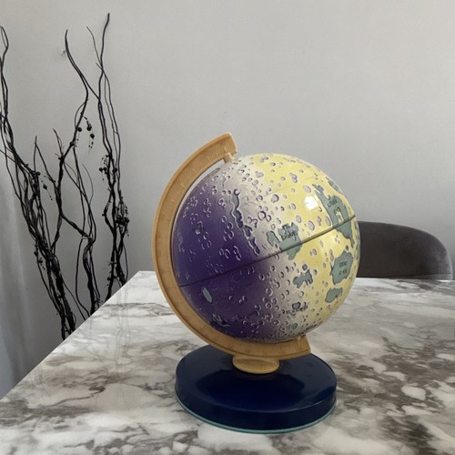 Rotating celestial moon globe - moon,