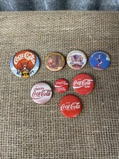 Vintage Coca-Cola Pin Badges