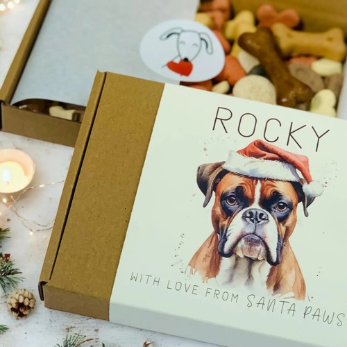 Boxer dog xmas - xmas,