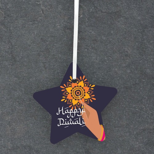 Happy diwali hindu festival - diwali, of
