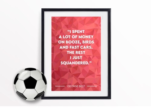 George best print - x,