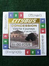 Old Belfast City Bus 4 Journey Ticket.