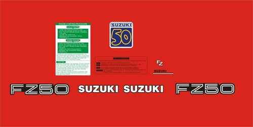 Suzuki fz50 decal kit 1981 - decal,
