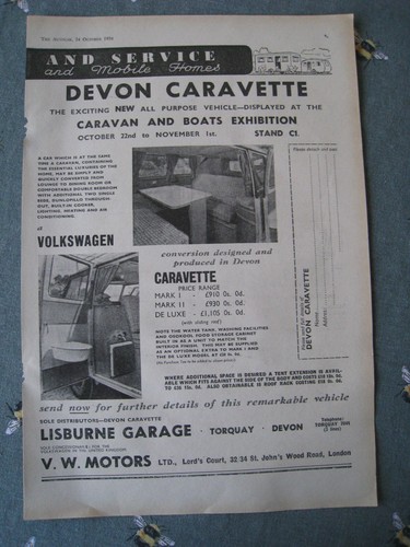 Devon caravette volkswagen - devon,