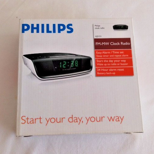 Philips clock radio - philips, fm/mw
