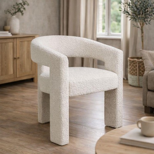 Armchair natural boucle delmar - armchair,