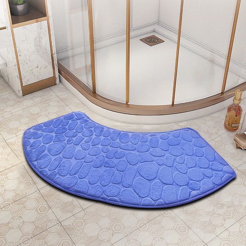 Cobblestone bathroom floor mat - bathroom,