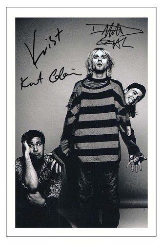Nirvana group signed autograph - signed,