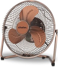 Schallen Copper  9" High Velocity Air Circulator Adjustable Floor & Desk Fan