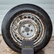 VW TRANSPORTER STEEL WHEEL 16" WITH GT RADIAL TYRE X1 CARAVELLE 7H0601027D T5 T6