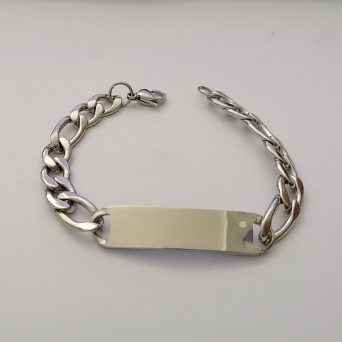 Men figaro bracelet - figaro, id