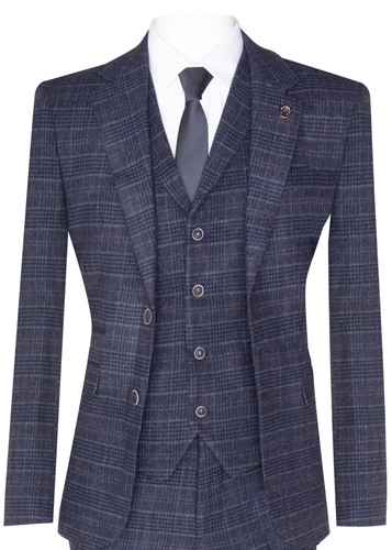 Mens blue check - mens, 3