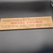 Vintage Wooden Cribbage Board