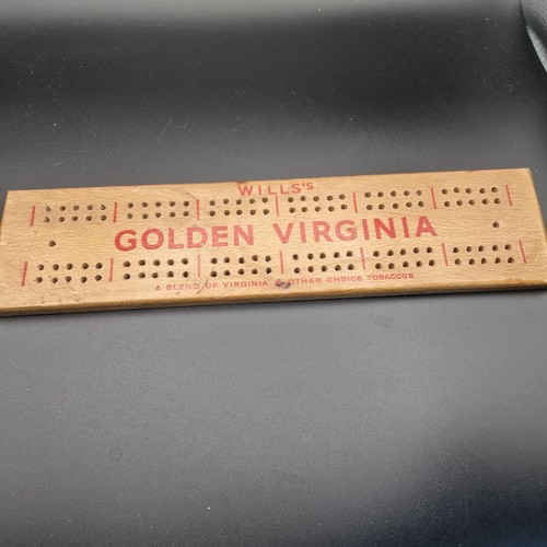 Vintage wooden cribbage - cribbage, board