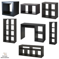 IKEA KALLAX Shelving Unit Black-Brown Storage Shelf Bookcase Display – All Sizes