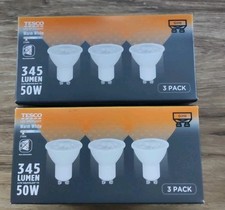 6x TESCO LED GU10 Bulbs