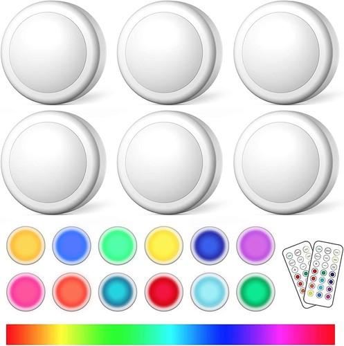 6pcs puck led lights - puck,