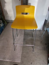 Beautiful Designer Allermuir Casper Stool CS5BS in very limited bespoke Yellow