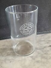 Vintage VICTORIA HOTEL HORNSEA Etched 1/2 Pint Pub Beer Glass Local Breweriana